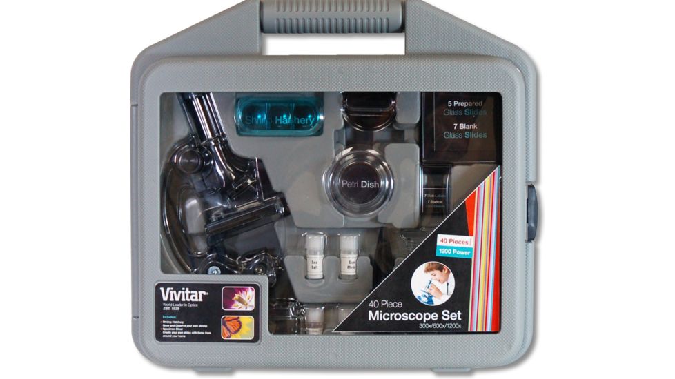 Vivitar 28 Piece Microscope Kit w/Case VIV-MIC-2