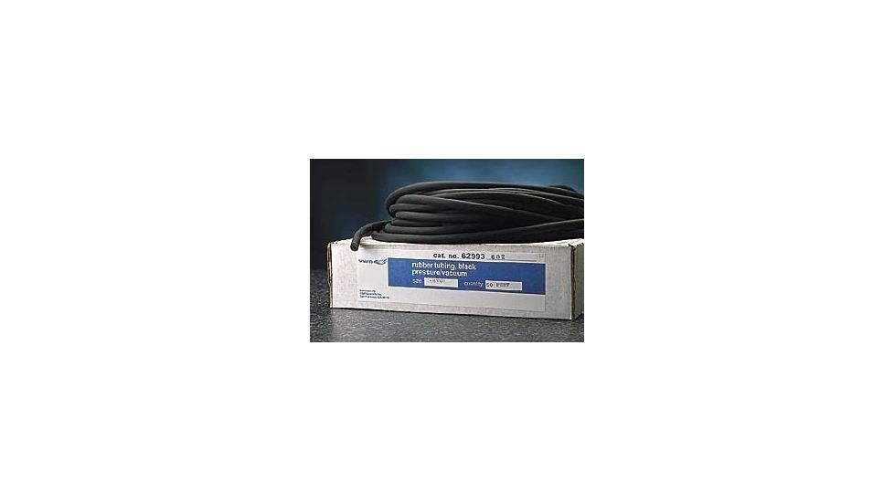 VWR Black Vacuum Rubber Tubing 9765 50'' Coil Length