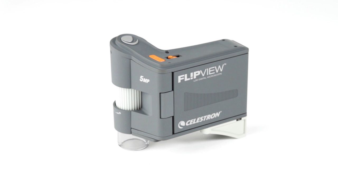 opplanet celestron flipview handheld lcd microscope overview video